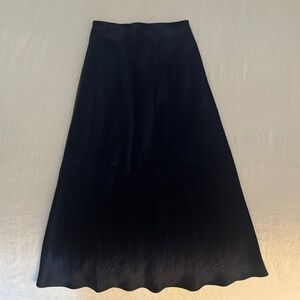 Babaton Midnight Black A-Line Skirt